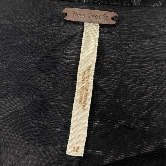 Free People black velvet brocade blazer - Picture 9 of 10